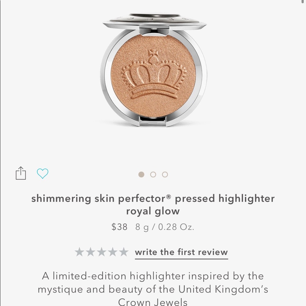 Limited edition Becca highlighter